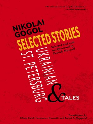 cover image of Selected Stories of Nikolai Gogol